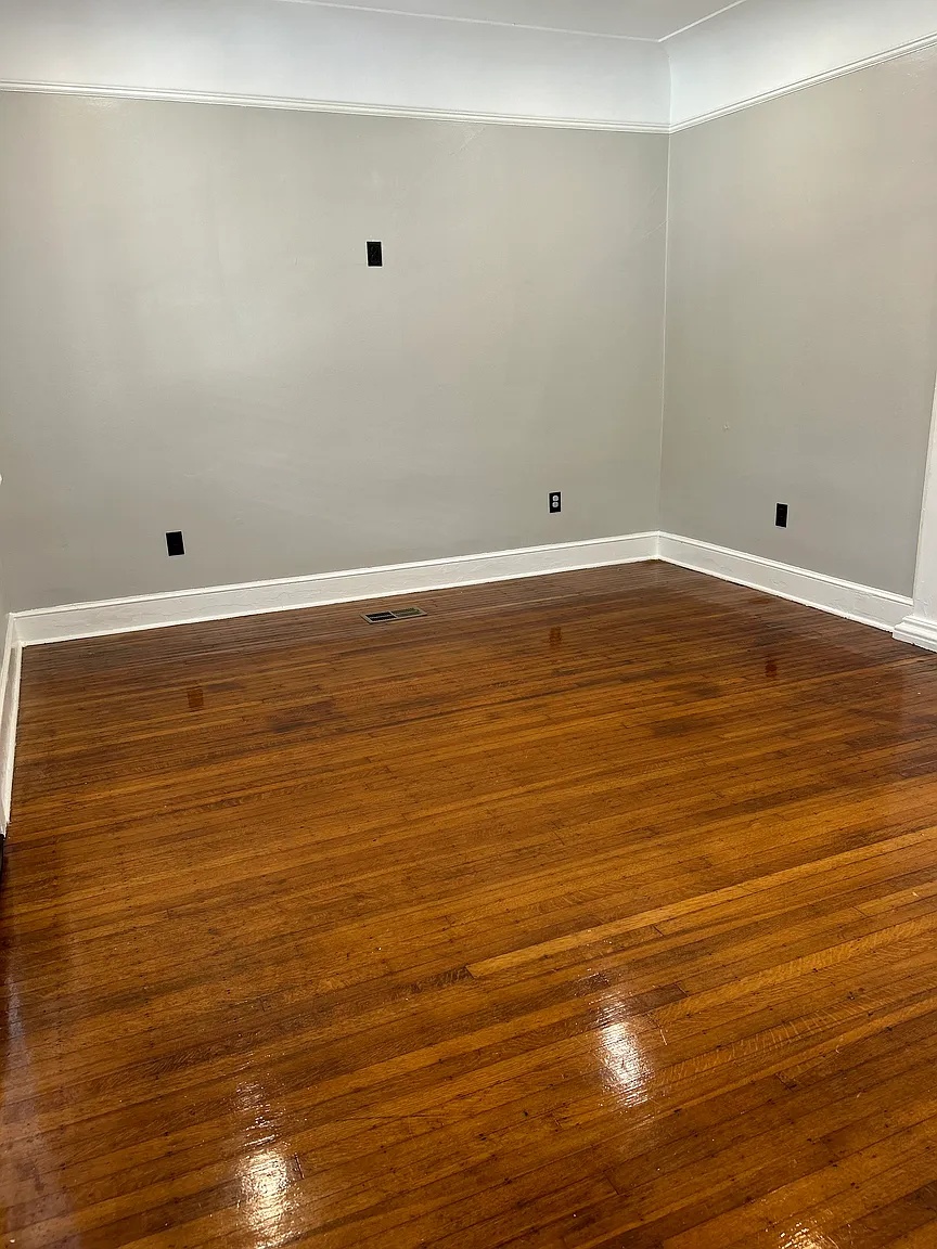 Additional room with fresh paint and hardwood floors